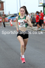 Womens under-17s 2021 Northern 6 and 4 Stage and Young Athletes Road Relays, Redcar. Photo: David T. Hewitson/Sports for All Pics